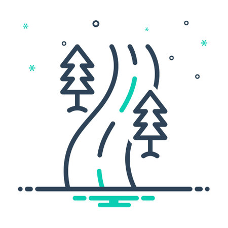 Icon for road,streetのイラスト素材