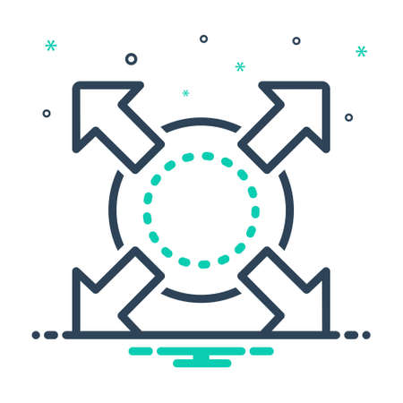 Icon for extend,expandのイラスト素材