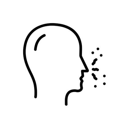 Icon for smell,odor,sniffのイラスト素材