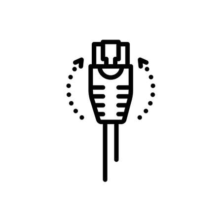 Icon for ethernet,broadbandのイラスト素材