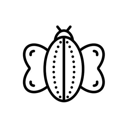 Icon for insect,mothのイラスト素材