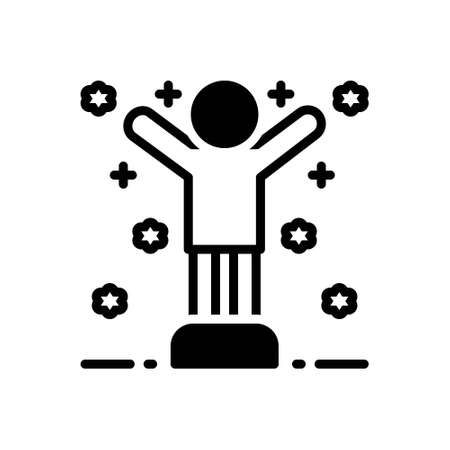 Icon for confident,convincedのイラスト素材