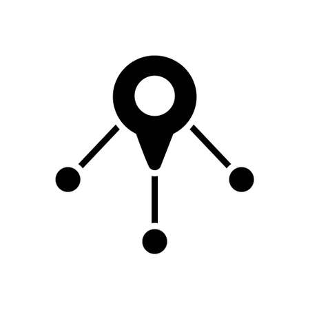 Icon for distribution,locationの写真素材