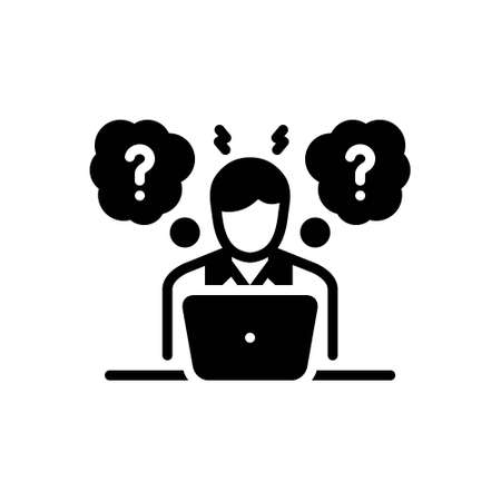Icon for sophisticated,questionのイラスト素材