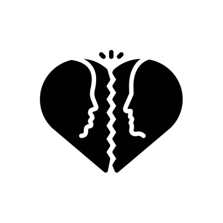 Icon for divorce,attorneyのイラスト素材