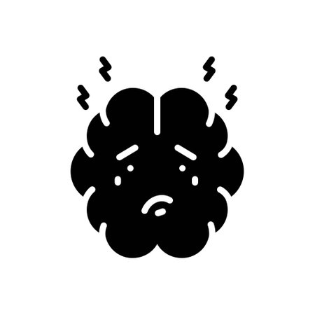 Icon for anxiety,concernのイラスト素材