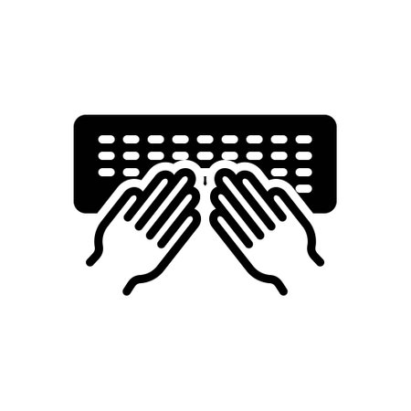 Icon for type,desktopのイラスト素材