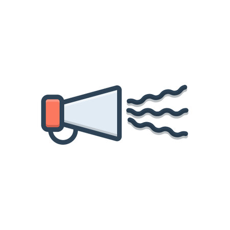 Icon for buzz marketing, advertのイラスト素材