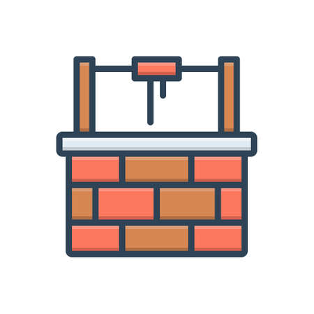 Icon for well,waterのイラスト素材