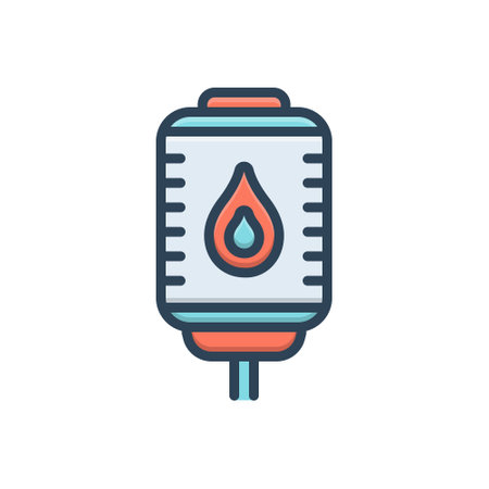 Icon for blood, hemophilia, health, treatment,のイラスト素材