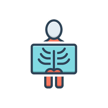 Icon for x ray,examinationのイラスト素材