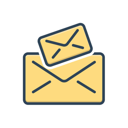 Icon for email,letter,messagesのイラスト素材