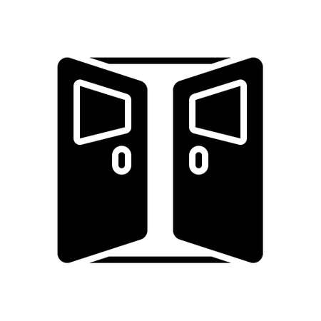 Icon for door,openのイラスト素材