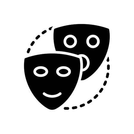 Icon for drama,comedyのイラスト素材