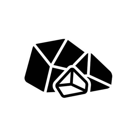 Icon for rough,crystalのイラスト素材