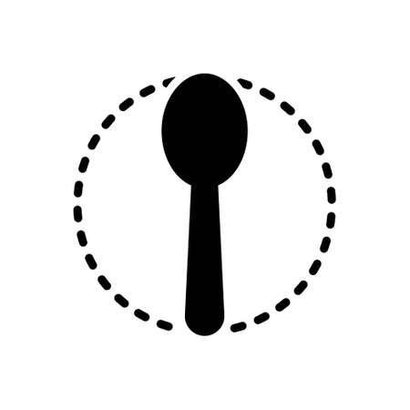 Icon for spoon,tablespoonのイラスト素材