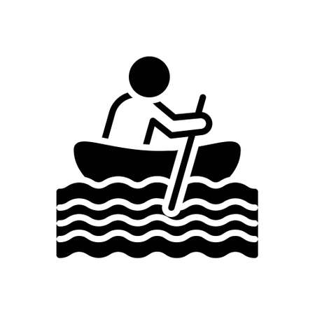 Icon for boating,paddleのイラスト素材