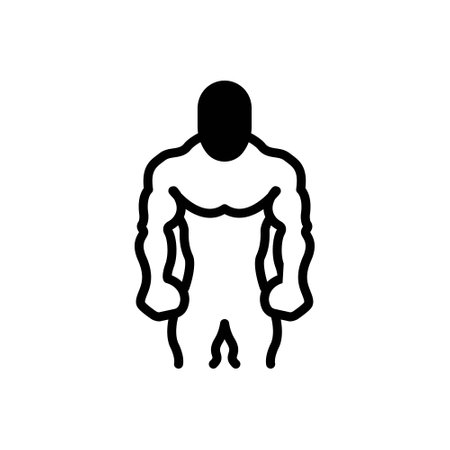 Icon for broader,fitnessのイラスト素材