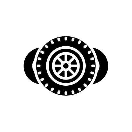 Icon for wheels,automobileのイラスト素材