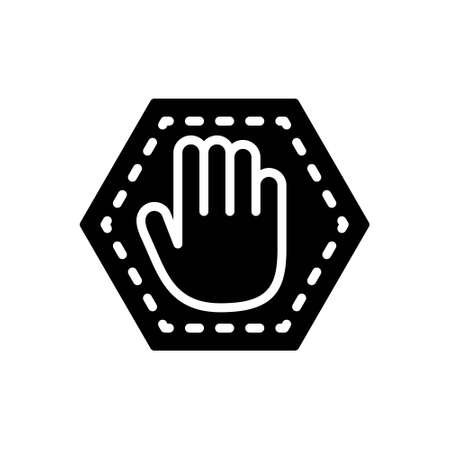 Icon for stopping,signのイラスト素材