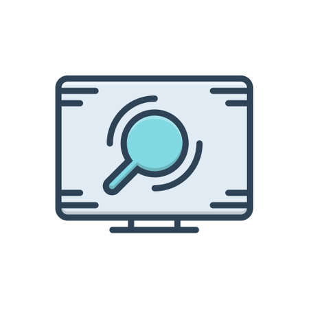 Icon for search process,searchのイラスト素材