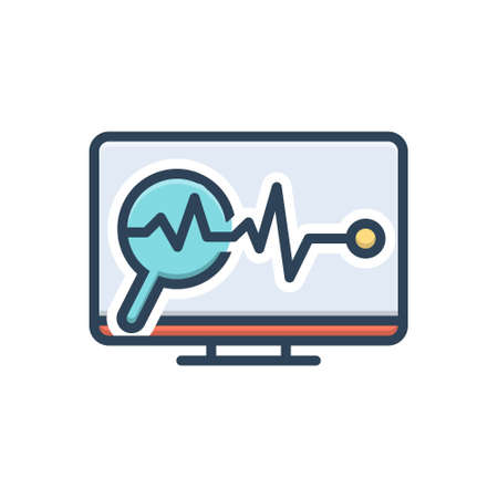 Icon for system monitoring,system,monitoringのイラスト素材