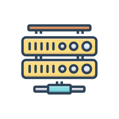 Icon for network database,network,databaseのイラスト素材