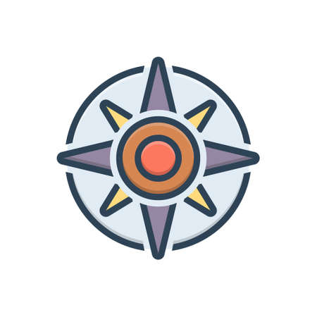 Icon for compass,exploreのイラスト素材