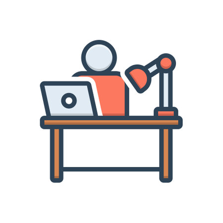 Icon for desk,workspaceのイラスト素材