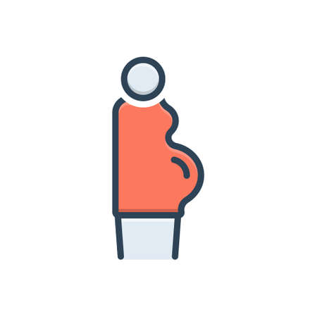 Icon for pregnant,pregnancyのイラスト素材