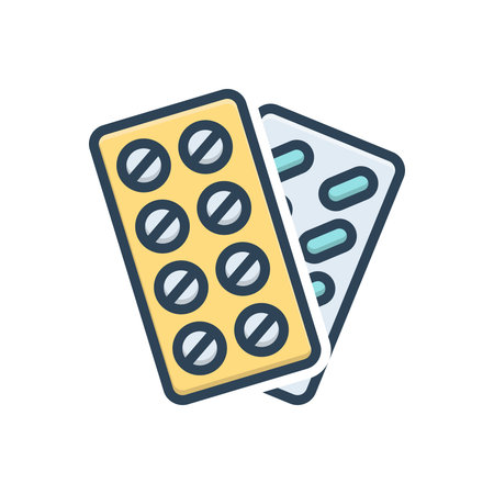Icon for pills,tabletのイラスト素材