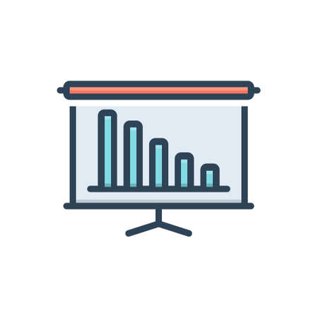 Icon for presentation,demonstrationのイラスト素材