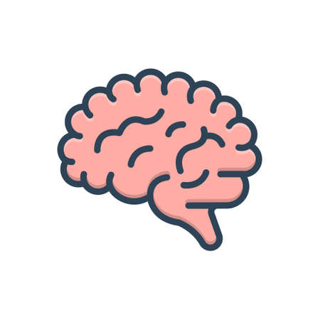 Icon for human brain,human,brainのイラスト素材