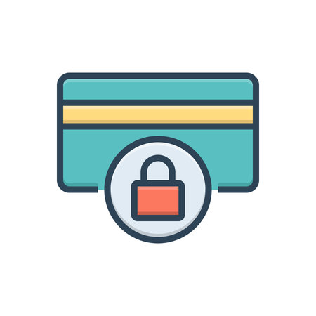 Icon for pat with credit card, patのイラスト素材