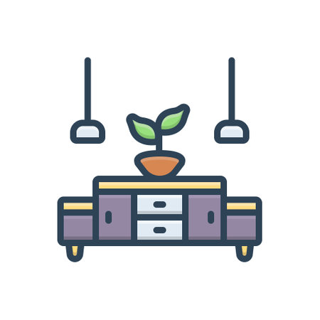 Icon for cabinet,deskのイラスト素材