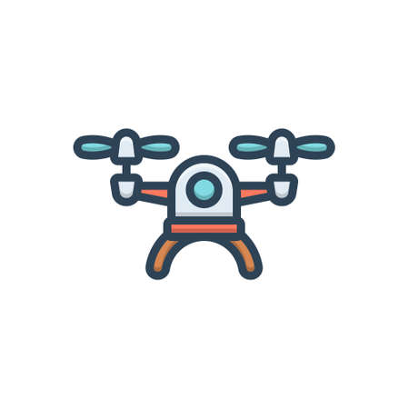 Icon for drone,quadcopterのイラスト素材