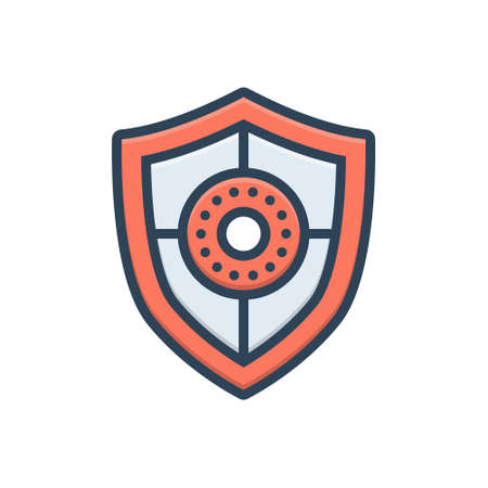 Icon for shield,safeguardのイラスト素材