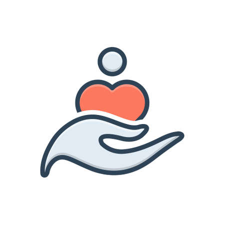 Icon for care,responsibilityのイラスト素材