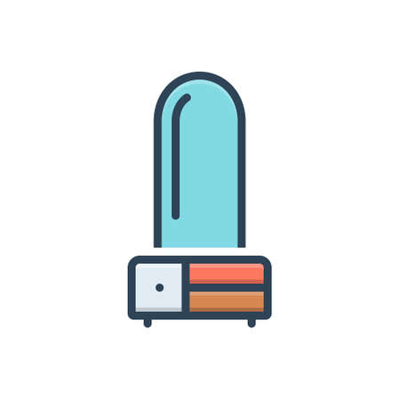 Icon for mirror,reflectorのイラスト素材