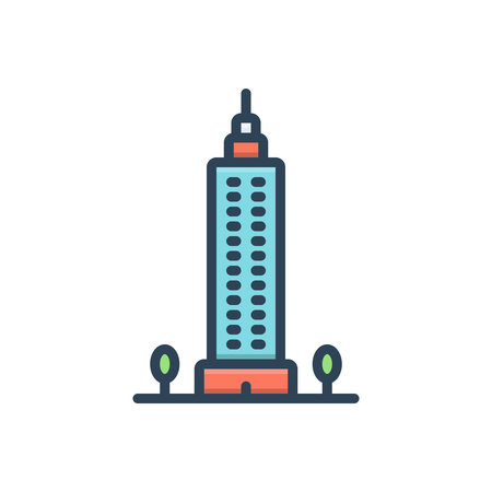 Icon for skyscraper,buildingのイラスト素材