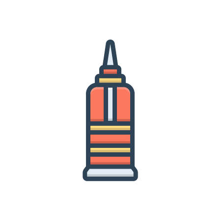 Icon for glue,masticのイラスト素材