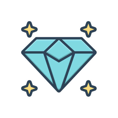 Icon for diamond,sparklerのイラスト素材