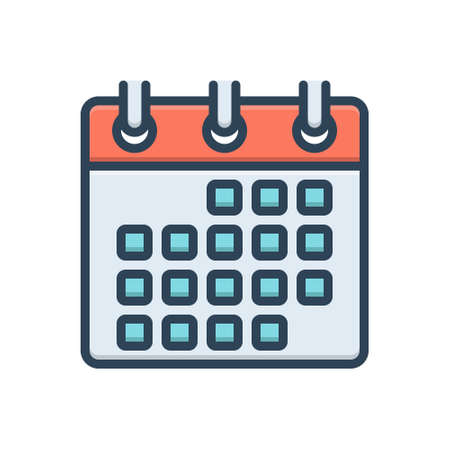 Icon for date,calendarのイラスト素材