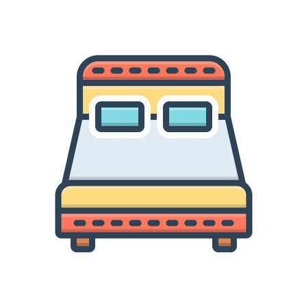 Icon for bed,comfortableのイラスト素材