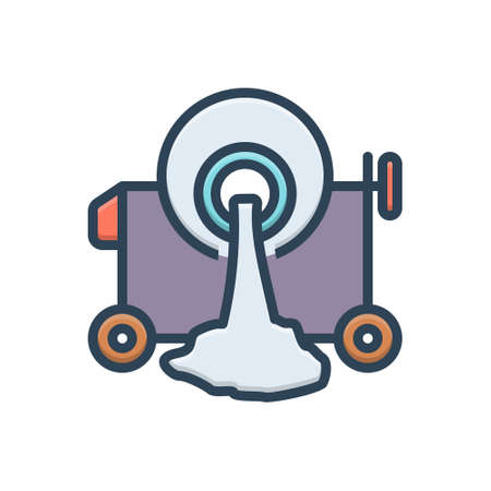 Icon for concrete,cement tuckのイラスト素材