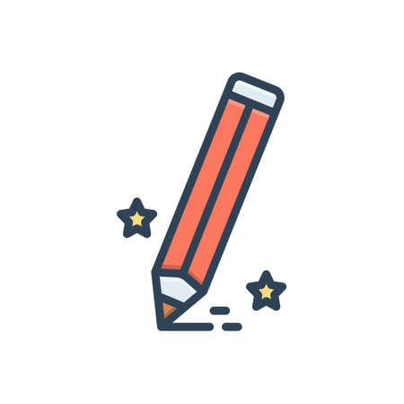 Icon for pencil editのイラスト素材