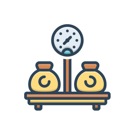 Icon for weight,sinkerのイラスト素材
