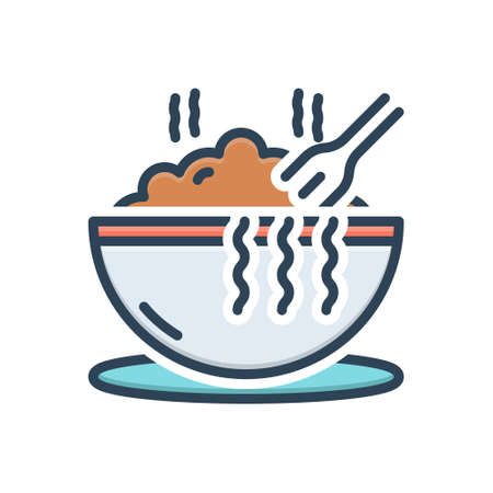 Icon for meal,hotのイラスト素材