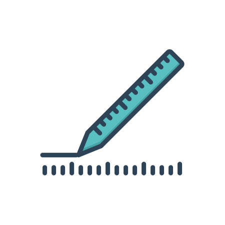 Icon for measurement,distanceのイラスト素材