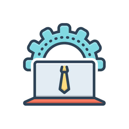 Icon for administrator,organizerのイラスト素材